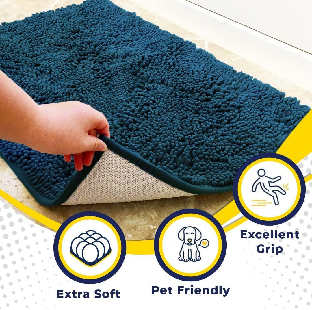 No More Wet & Dirty Floors 🚫💦 | Ultra Absorbent Quick-Dry Door Mat 🏡 | Trap Mud, Water & Mess Instantly