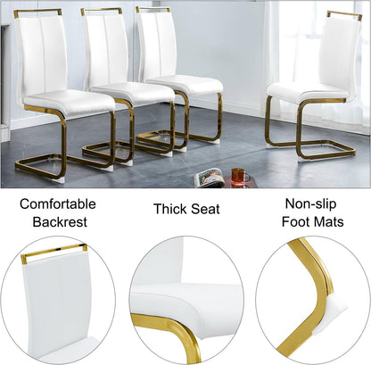 ✨ Elegant Leather Bar Stools Set – Modern Upholstered Counter Chairs with Footrest 🪑 Perfect for Kitchen & Dining Spaces