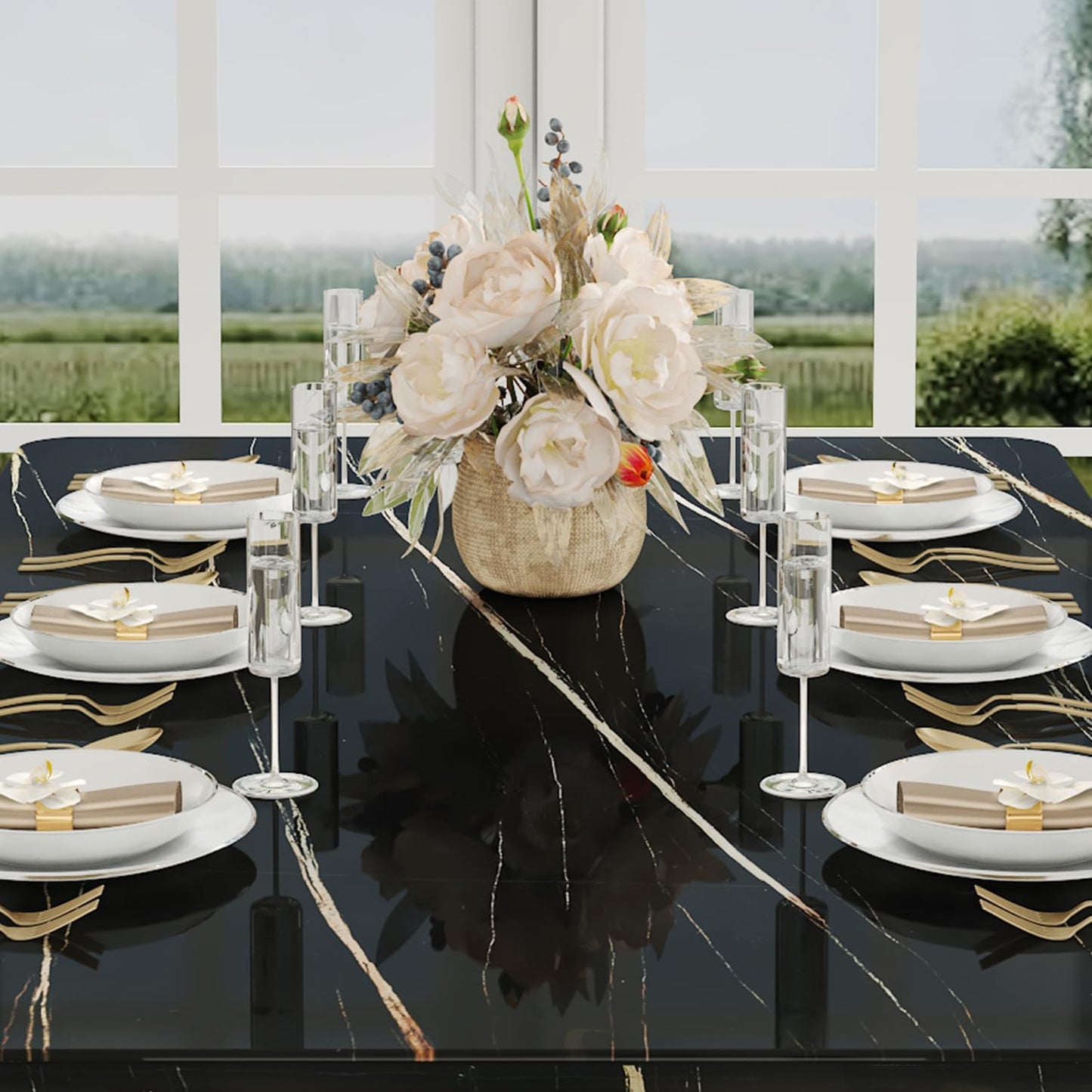 ✨ Elegant Leather Bar Stools Set – Modern Upholstered Counter Chairs with Footrest 🪑 Perfect for Kitchen & Dining Spaces