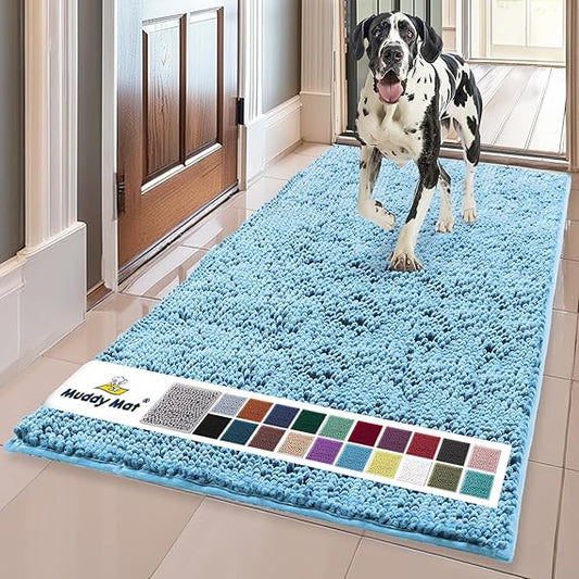 Ultra‑Absorbent Microfiber Floor & Entry Rug 🐾✨ Non‑Slip Indoor/Outdoor Dirt & Water Trap Mat — Easy Clean & Cozy Comfort