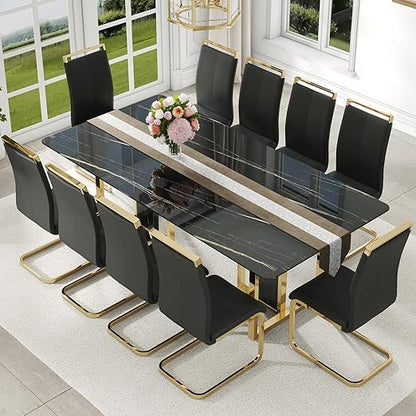 ✨ Elegant Leather Bar Stools Set – Modern Upholstered Counter Chairs with Footrest 🪑 Perfect for Kitchen & Dining Spaces