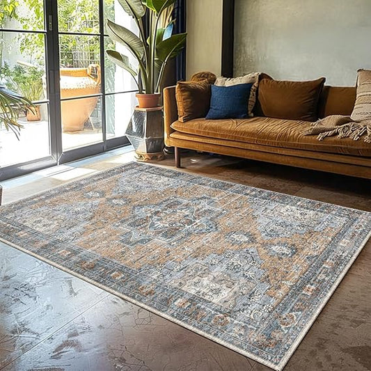 Ultra‑Soft Washable Rug 🛋️✨ Comfortable & Easy‑Clean Carpet for Living, Bedroom & Dining Space – Non‑Slip & Durable